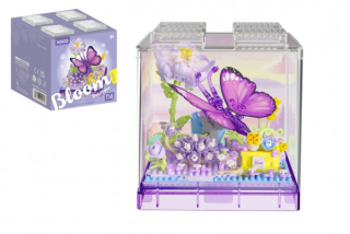  Stavebnice mini KOCO Motýlek plast 471ks v krabičce 11x12x11cm