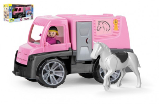 Auto Truxx přeprava koní s figurkami plast 26cm