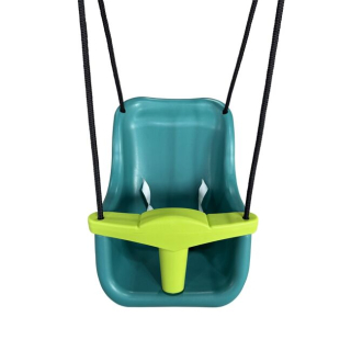 Plastová baby houpačka tyrkysová