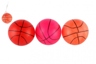 Míček basketbal guma 8,5cm mix barev v síťce