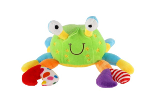 Krab chrastítko plyš