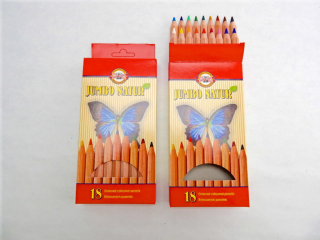Pastelky 2173N/18 dl.silné rýh.