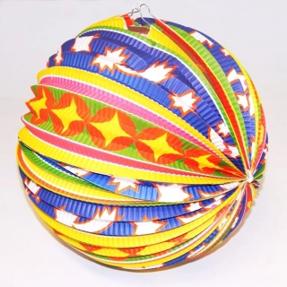 Lampion kulatý 30cm mix, 4 motivy