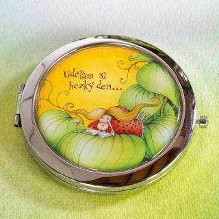 Lucie Ernestová - Luxusní zrcátko Pohoda v listech