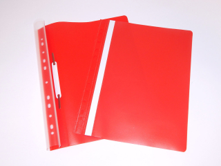Rychlovazač A4 SK2104 Červený PVC s eurozávěsem