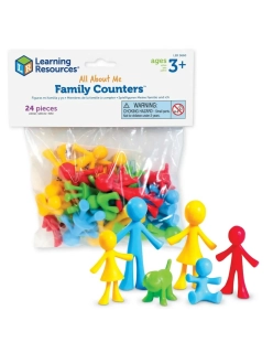 Learning Resources Figurky - Rodina, 24 ks