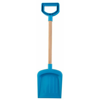 Androni Lopata s dřevěnou násadou a rukojetí - délka 53 cm, modrá
